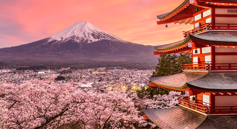 Tour Nhật Bản: Osaka - Kyoto - Phú Sĩ - Tokyo 6N5Đ