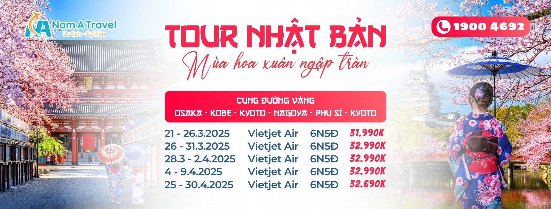 Ưu đãi tour Nhật Bản