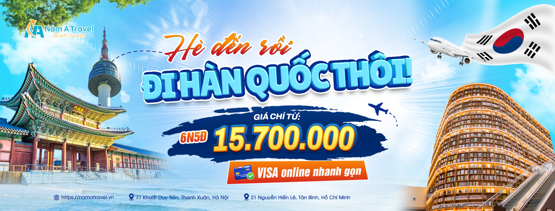 Ưu đãi tour Hàn Quốc