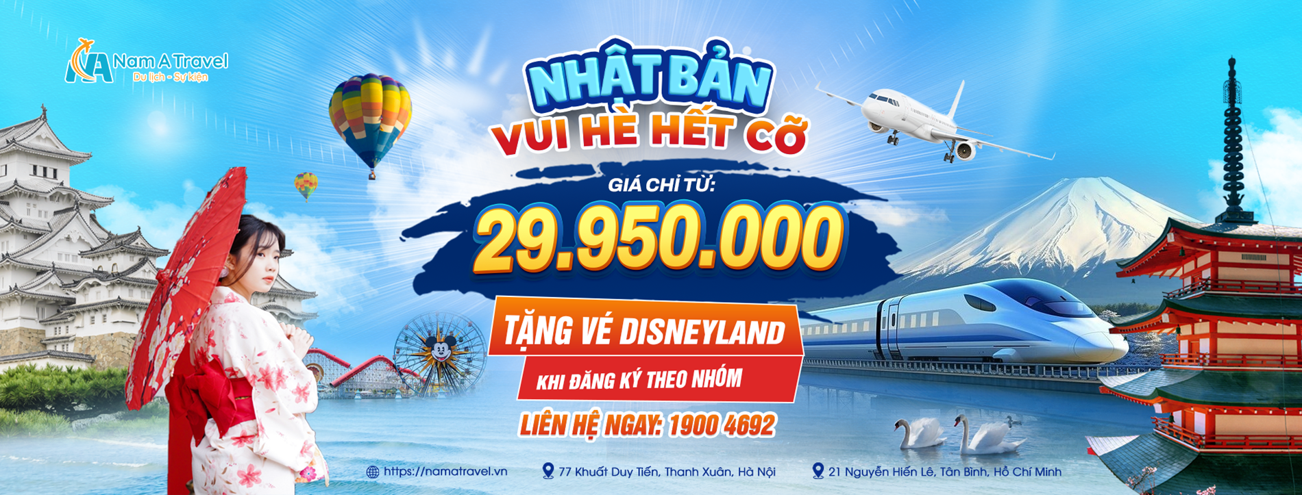Ưu đãi tour Nhật Bản