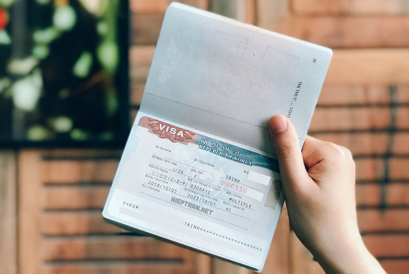 Xin visa du lịch Hàn Quốc