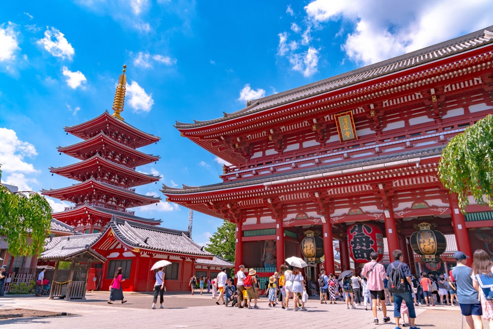 Đền thờ Asakusa Kannon có giá trị tâm linh và văn hóa sâu sắc với người dân Nhật Bản
